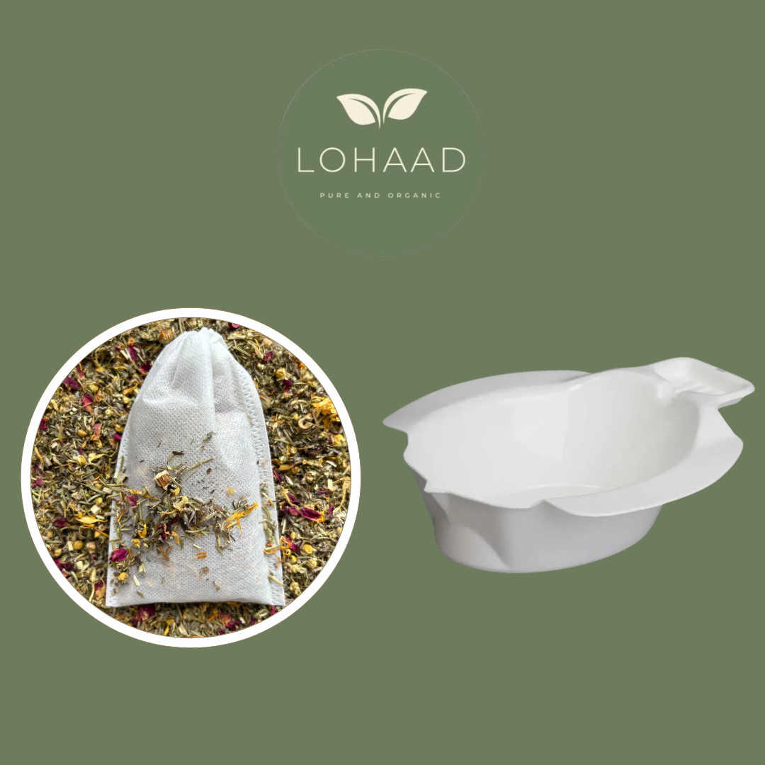 Lohaad V-stoombad (incl. 5 kruidenbundels)